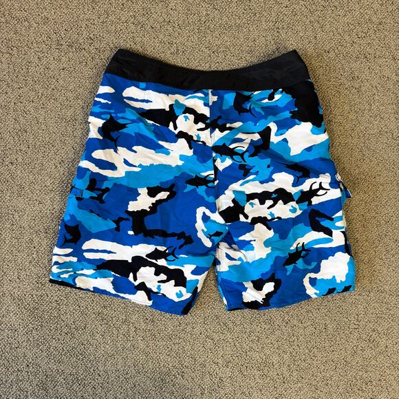 Pelagic Fish Camo Board Swim Shorts US Men's 34 - Picture 3 of 6
